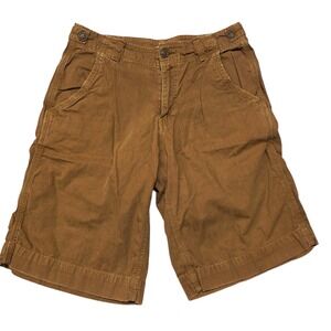 Lucky Brand Mens Brown Cargo Shorts Size 29 Cotton Casual Summer Outdoor